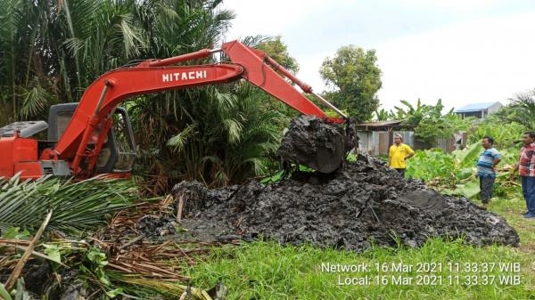 Pengorekan Sungai Mati untuk Kurangi Potensi Genangan di Medan Deli